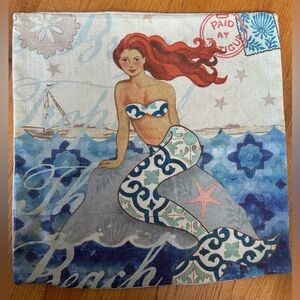 Four Mermaid pillows covers
